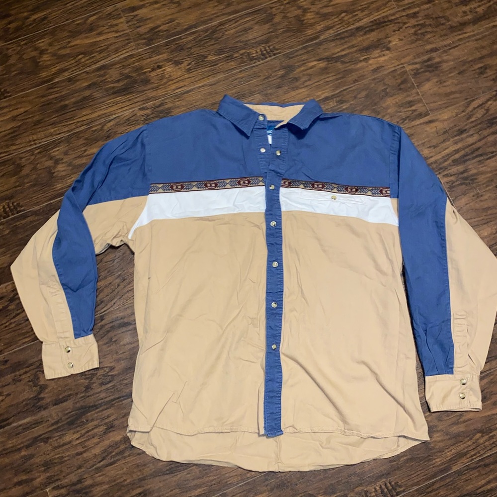 Wrangler western vintage snap shirt